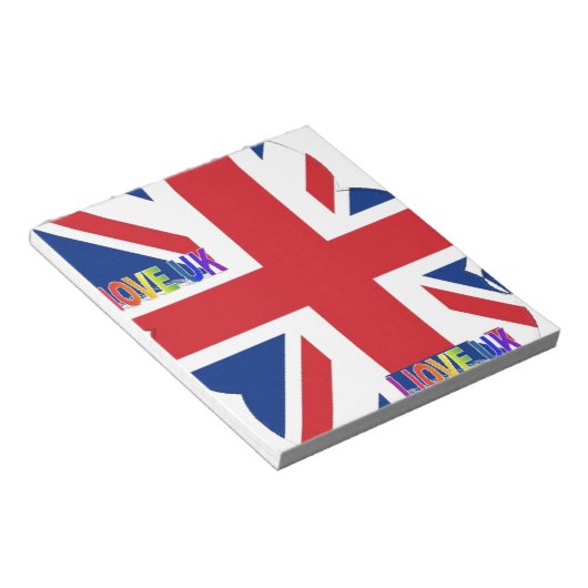 Bloc-note I Love UK Art Print (Incliné)