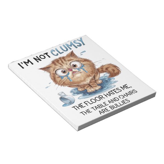 Bloc-note I’m Not Clumsy  (Incliné)