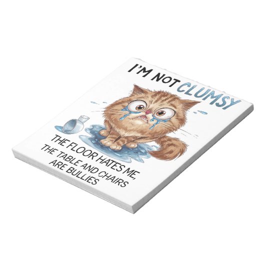 Bloc-note I’m Not Clumsy  (Tourné)