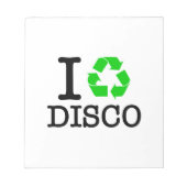 Bloc-note I Recycle Disco (Devant)