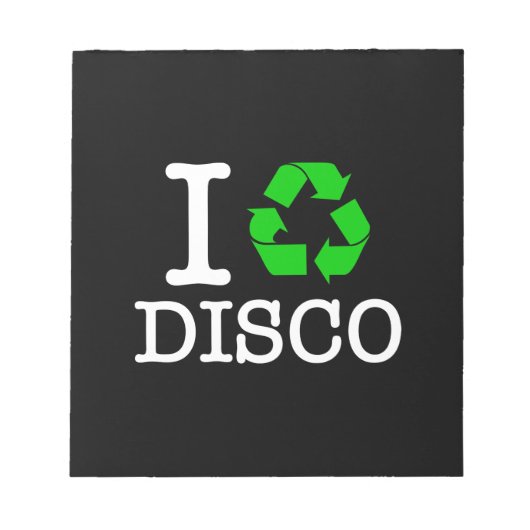 Bloc-note I Recycle Disco (Devant)