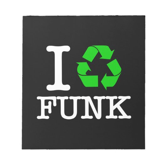 Bloc-note I Recycle Funk (Devant)