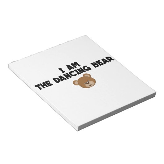Bloc-note I The Dancing Bear (Incliné)