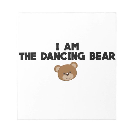 Bloc-note I The Dancing Bear (Devant)