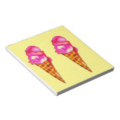 Bloc-note icecream gelato cute food art (Incliné)