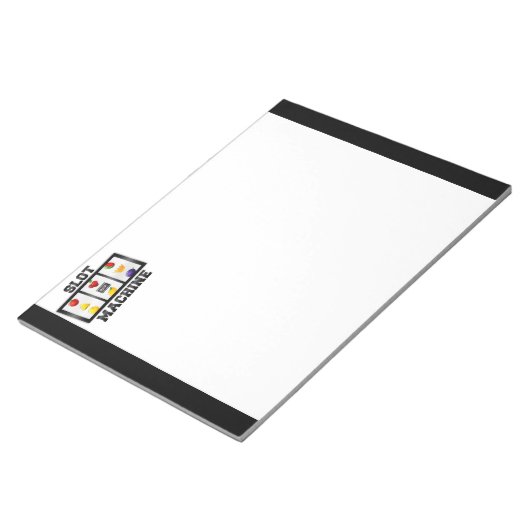 Bloc-note Icône de la machine à sous inclinée (Incliné)