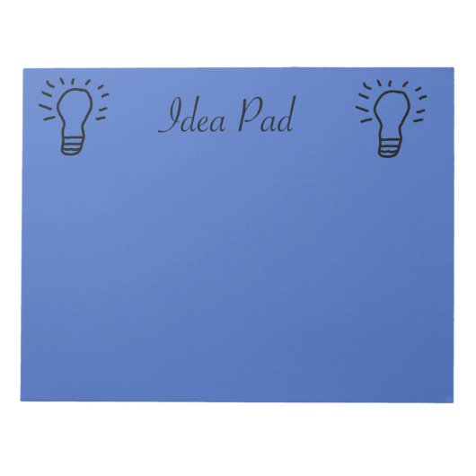 Bloc-note Idea Pad Blue (Devant)