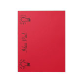 Bloc-note Idea Pad Red (Tourné)