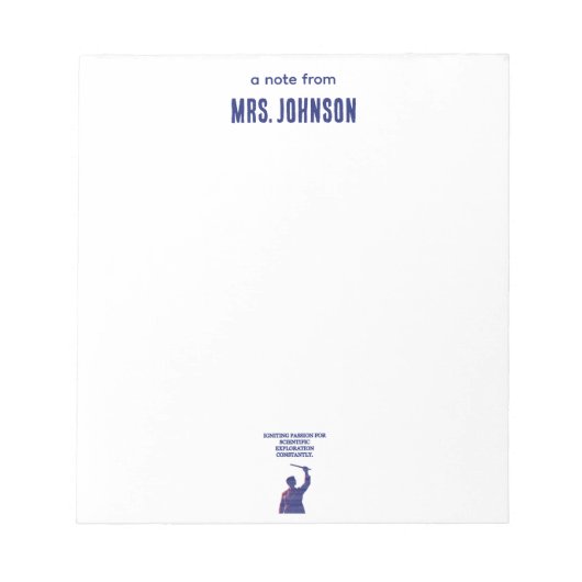 Bloc-note Igniting Passion Scientific Exploration Constantly (Devant)