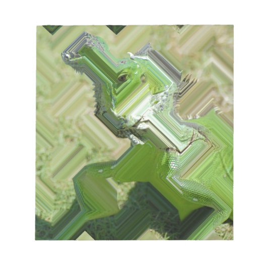 Bloc-note Iguane vert (Devant)
