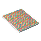 Bloc-note iKat Zigzag Design Couleurs d'épices (Incliné)
