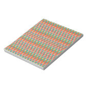 Bloc-note iKat Zigzag Design Couleurs d'épices (Tourné)