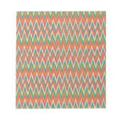 Bloc-note iKat Zigzag Design Couleurs d'épices (Devant)