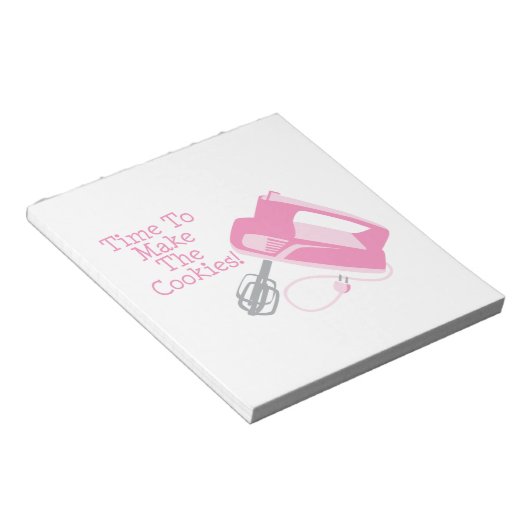 Bloc-note Il Est Temps De Faire Les Cookies ! (Incliné)