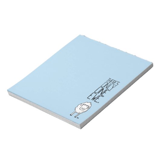 Bloc-note Il n'y a qu'une seule Ewe™ (Tourné)