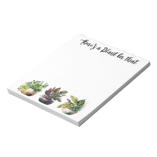 Bloc-note Il y a un Plante pour ça (Tourné)