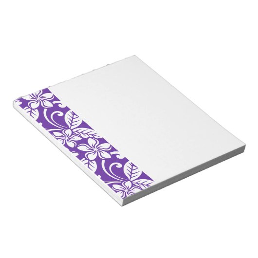 BLOC-NOTE ÎLE PLUMERIA (PURPLE) (Incliné)