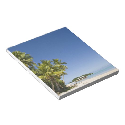 Bloc-note Îles Cook, Aitutaki. Balade en canoë polynésien (Incliné)