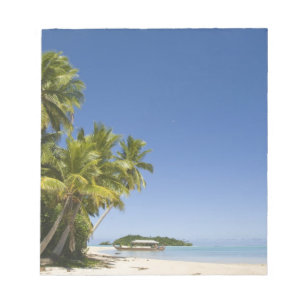 Bloc-note Îles Cook, Aitutaki. Tour de canoë polynésien vers