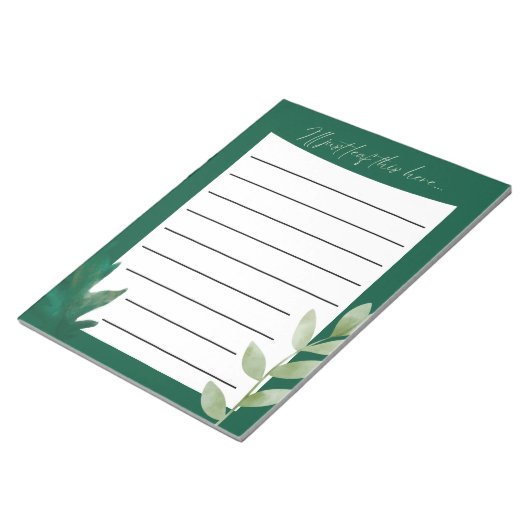 Bloc-note I'll Just Leaf This Here... Notepad (Incliné)