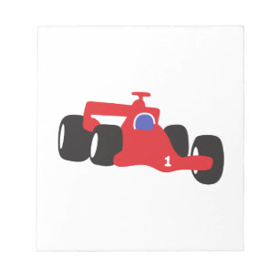 Bloc-note Illustration Auto Racing imprimée sur les t-shirts
