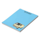 Bloc-note Illustration classique de van (Tourné)