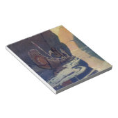 Bloc-note Illustration d'art de N. C. Wyeth de pagaie de can (Incliné)