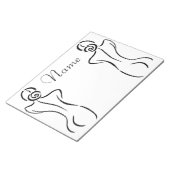 Bloc-note Illustration d'art féminin Thunder_Cove (Incliné)