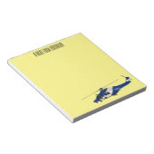 Bloc-note illustration de bande dessinée d'hélicoptère de po (Incliné)