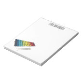 Bloc-note Illustration de bande dessinée en Xylophone (Tourné)