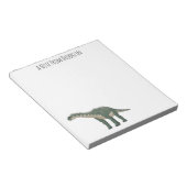 Bloc-note Illustration de Barapasaurus (Incliné)