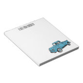 Bloc-note Illustration de camionnette classique de style car (Incliné)