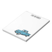 Bloc-note Illustration de camionnette classique de style car (Tourné)