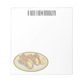 Bloc-note Illustration de Cannoli (Devant)
