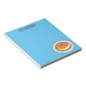 Bloc-note Illustration de caramel de crème (Incliné)