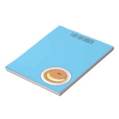 Bloc-note Illustration de caramel de crème (Tourné)