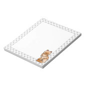 Bloc-note Illustration de chat de dessin animé mignon persan (Tourné)