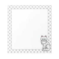 Illustration de chat de dessin animé mignon persan