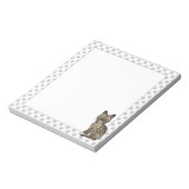 Bloc-note Illustration de chat en bronze égyptien Mau Cute (Tourné)