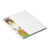 Bloc-note Illustration de chat souriant vintage (Incliné)