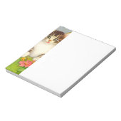 Bloc-note Illustration de chat souriant vintage (Tourné)