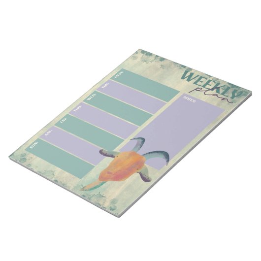 Bloc-note Illustration de chèvre peinte moderne Planificateu (Incliné)