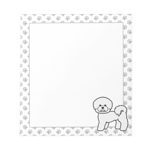 Bloc-note Illustration de chien de dessin animé mignon Bicho (Devant)