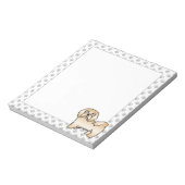 Bloc-note Illustration de chien de dessin animé mignon Havan (Tourné)
