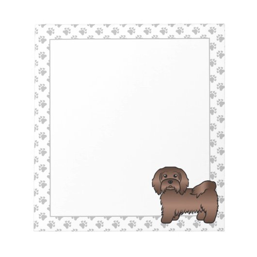 Bloc-note Illustration de chien de dessin animé mignon Havan (Devant)