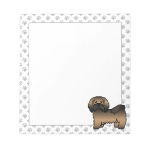 Bloc-note Illustration de chien de dessin animé mignon havan
