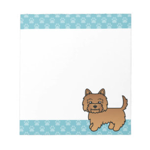 Bloc-note Illustration de chien de dessin animé mignon Terri