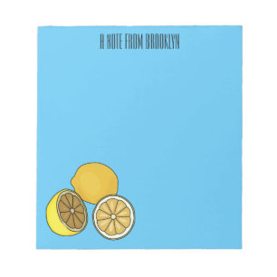 Bloc-note Illustration de citron