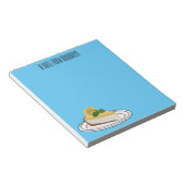 Bloc-note Illustration de citron cheesecake (Incliné)