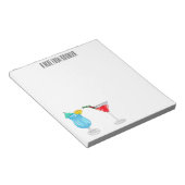 Bloc-note Illustration de cocktail (Incliné)